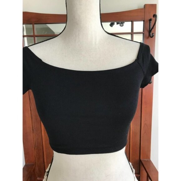 Blue Life Mae Crop Off Shoulder ribbed XXS - Picture 11 of 11